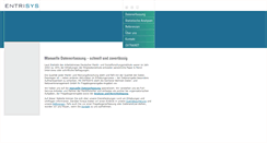 Desktop Screenshot of entrisys.de