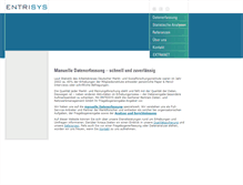 Tablet Screenshot of entrisys.de